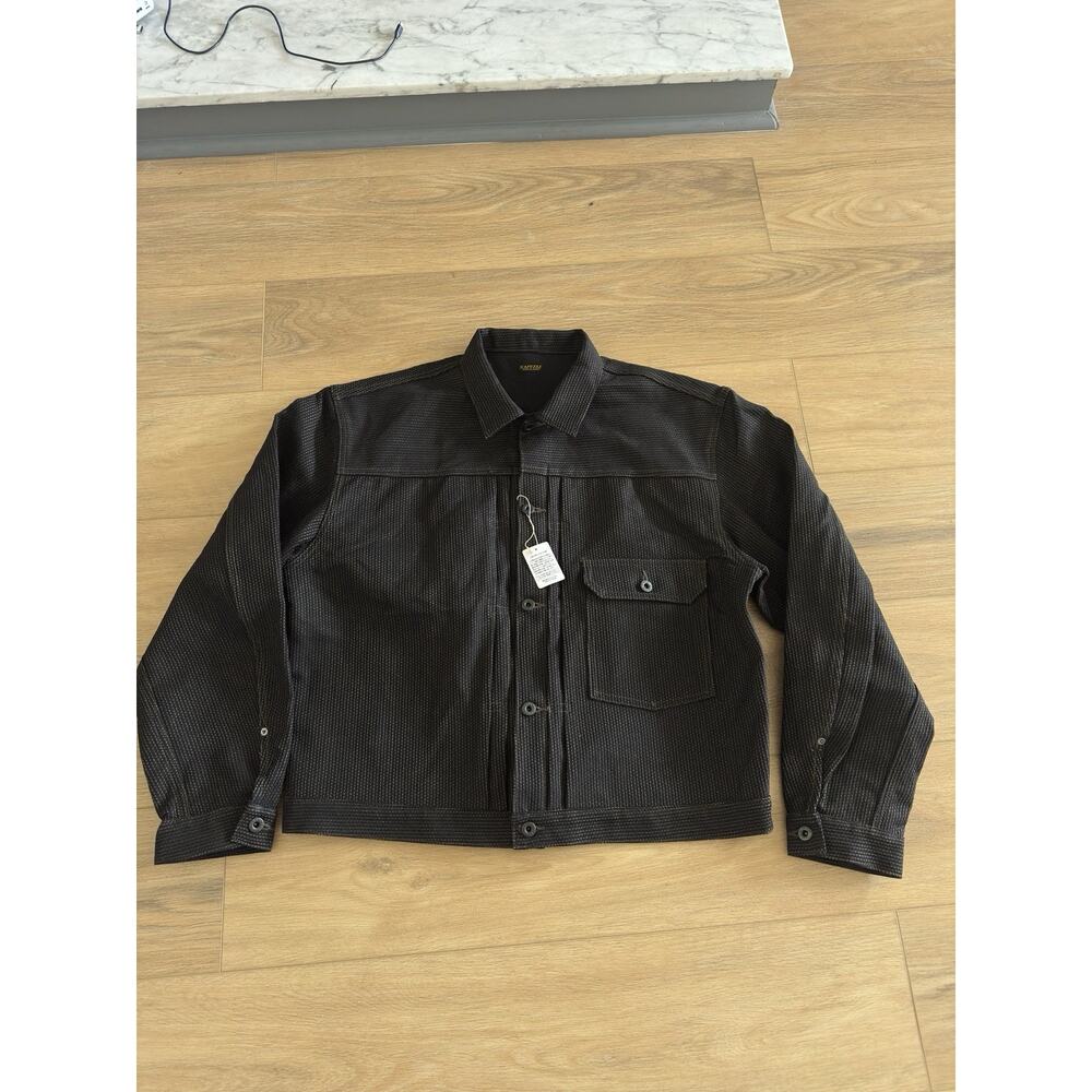 Kapital Century Denim Jacket No 9 Mud Dye Size 6 RARE SIZE SHIPS FROM US
